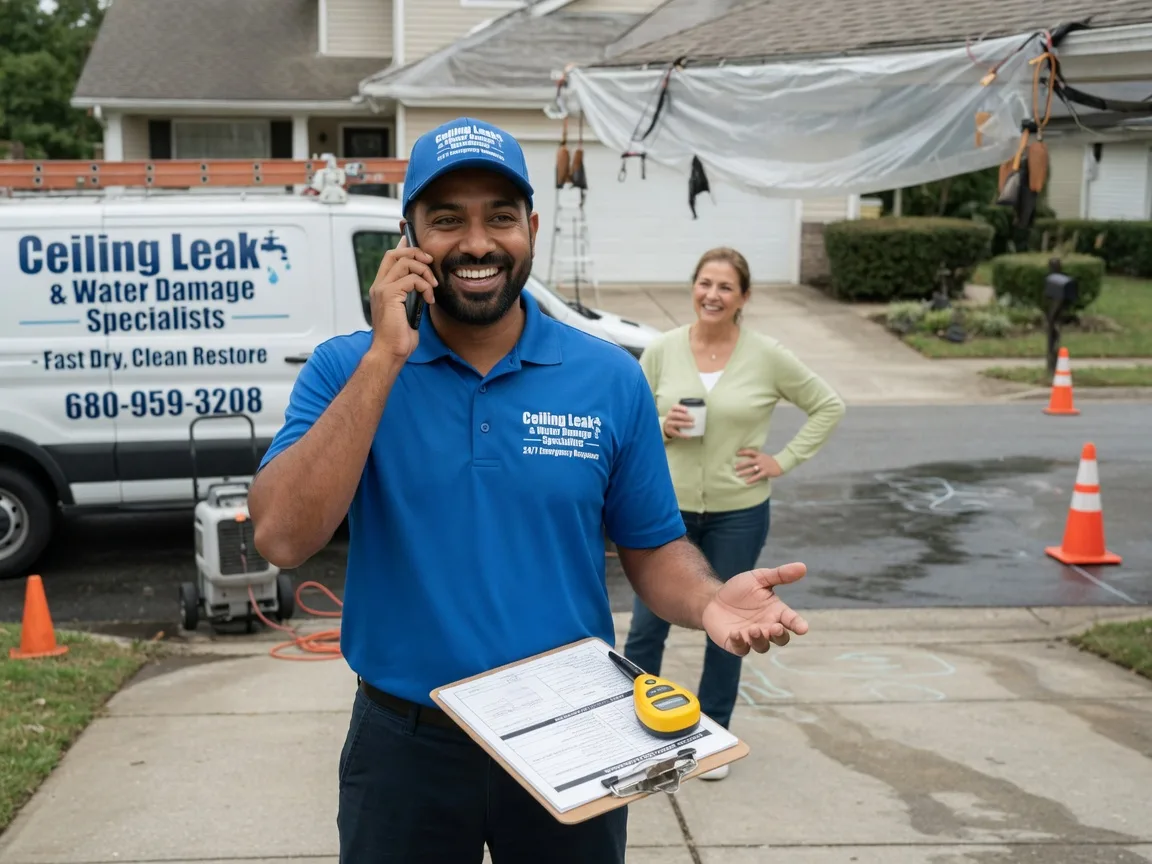 Ceiling Leak Cleanup Mica, WA FAQs